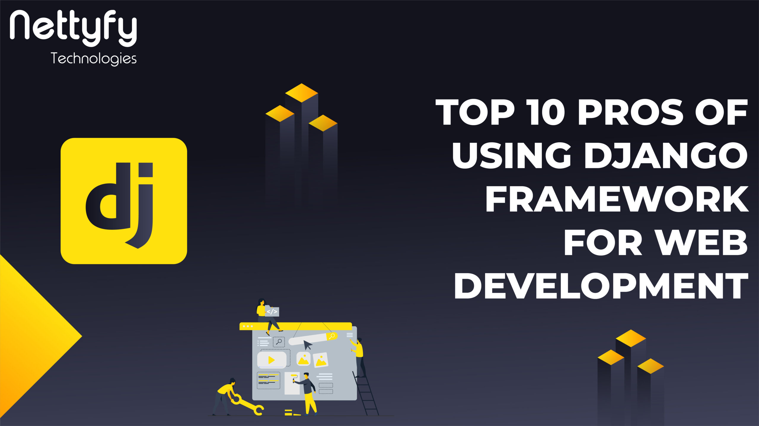 Top 10 pros of using django framework for web development