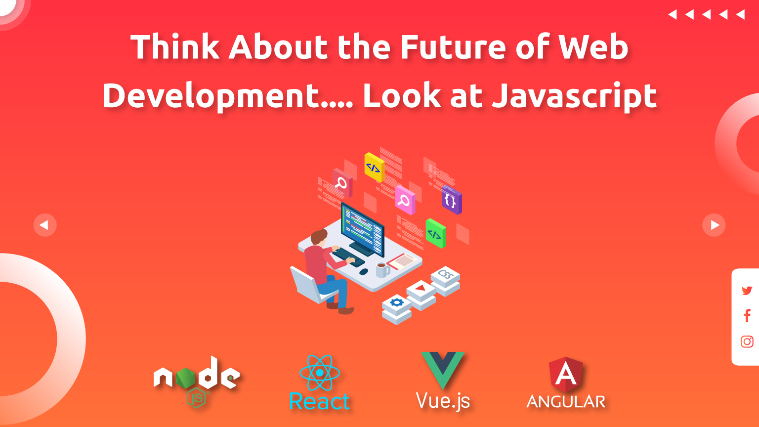 Think about future of web development….  look at javascript