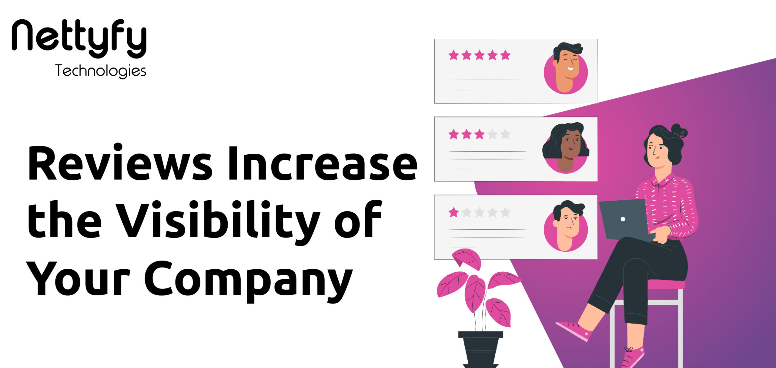 Reviews Increase the Visibility of Your Company